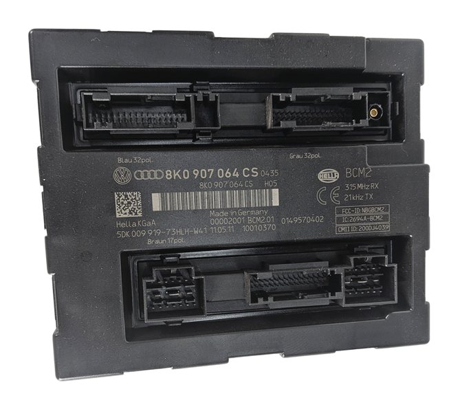 Thumbnail 10: 11-12 AUDI Q5 (B8 8R) 3.2L CALB ENGINE ECM ECU BCM SPEEDOMETER MODULE KEY SET