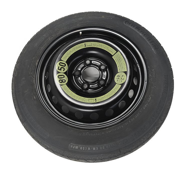 Thumbnail 3: 08-13 MERCEDES C230 C250 C300 C350 (W204) 16x3-1/2 ROADSIDE SPARE TIRE WHEEL RIM