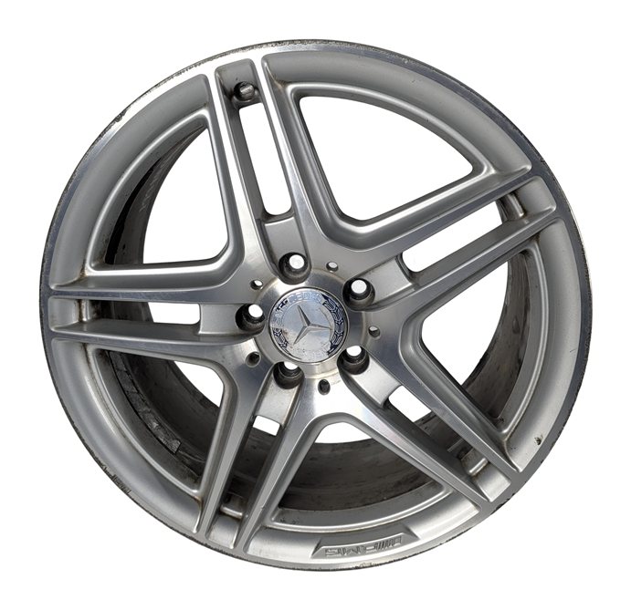 Thumbnail 2: 08-15 MERCEDES BENZ C-CLASS (W204) 18x8.5 REAR 5 DOUBLE 10-SPOKE AMG WHEEL RIM
