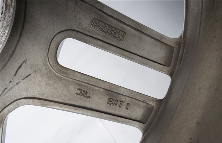 Thumbnail 5: 08-15 MERCEDES BENZ C-CLASS (W204) 18x8.5 REAR 5 DOUBLE 10-SPOKE AMG WHEEL RIM