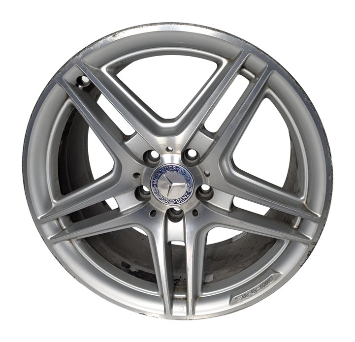 Thumbnail 2: 08-15 MERCEDES BENZ C-CLASS (W204) 18x8.5 REAR 5 DOUBLE 10-SPOKE AMG WHEEL RIM