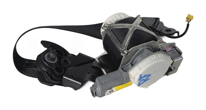 Thumbnail 3: 13-15 C GLK CLASS W204 X204 FRONT RIGHT SEATBELT RETRACTOR PRE-SAFE (Black)