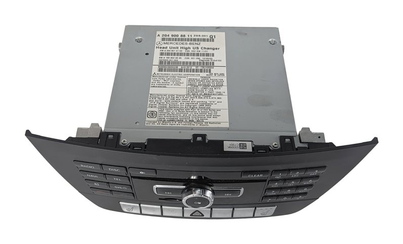 Thumbnail 3: 2013 MERCEDES C-CLASS (W204) AM/FM RADIO STEREO NAVIGATION CD RECEIVER HEAD UNIT