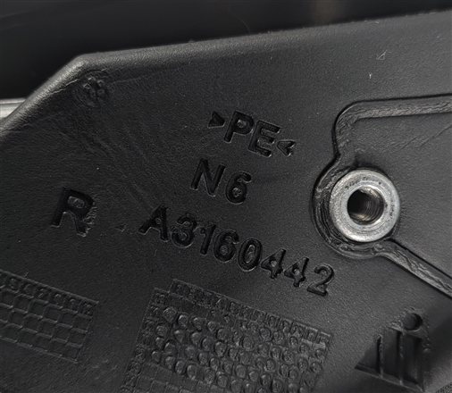 Thumbnail 7: 12-14 MERCEDES C250 C300 C350 (W204) RIGHT HEAT AUTODIM MEM DOOR MIRROR (White)