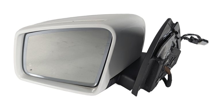 Thumbnail 3: 2012-2015 MERCEDES C250 (W204) LEFT HEATED MEMORY AUTODIM DOOR MIRROR (White)