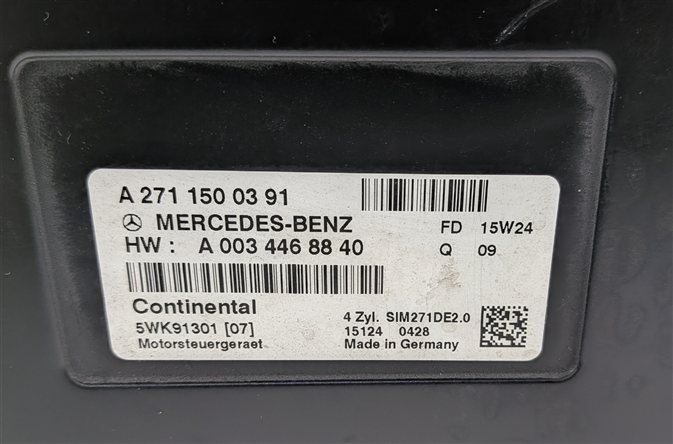 Thumbnail 6: 2012-2015 MERCEDES C250 SLK250 (R172 W204) 1.8L TURBO M271 ENGINE CONTROL MODULE