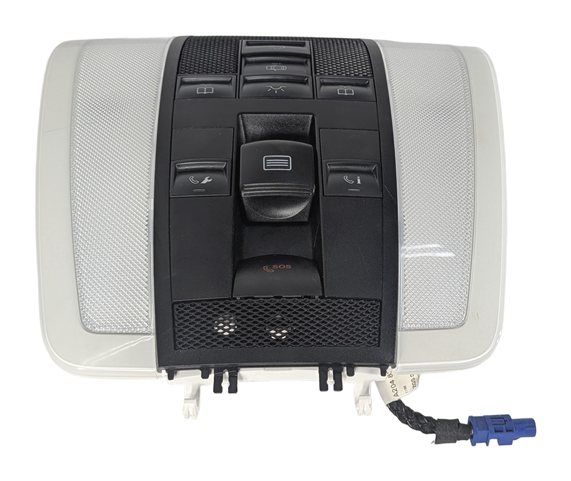 Thumbnail 2: 2013 MERCEDES C250 W204 FRONT ROOF DOME COURTESY MAP READING LIGHT LAMP (Black)