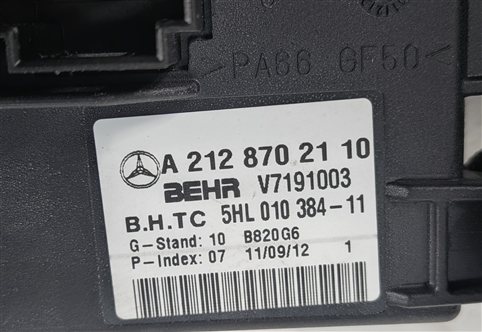 Thumbnail 6: 2013 MERCEDES C250 (W204) HVAC HEATER AC BLOWER MOTOR RESISTOR REGULATOR