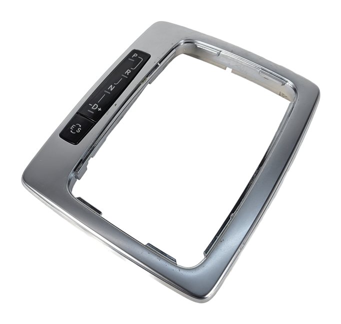 2013 MERCEDES C250 (W204) CENTER CONSOLE AUTOMATIC SHIFTER TRIM BEZEL (Aluminum)