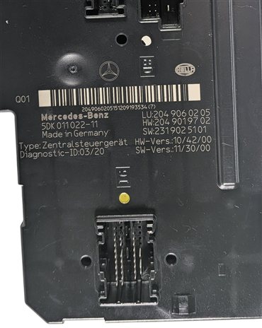 Thumbnail 6: 11-15 MERCEDES C250 C300 C350 (W204) REAR SIGNAL ACQUISITION CONTROL MODULE SAM