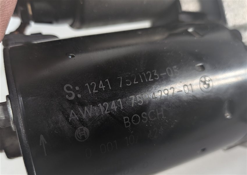 Thumbnail 5: 06-11 BMW 1 3 5 7 X3 X5 X6 Z4 (E85 E87 E70 E90) 3.0L (N52 N54 N55) STARTER MOTOR