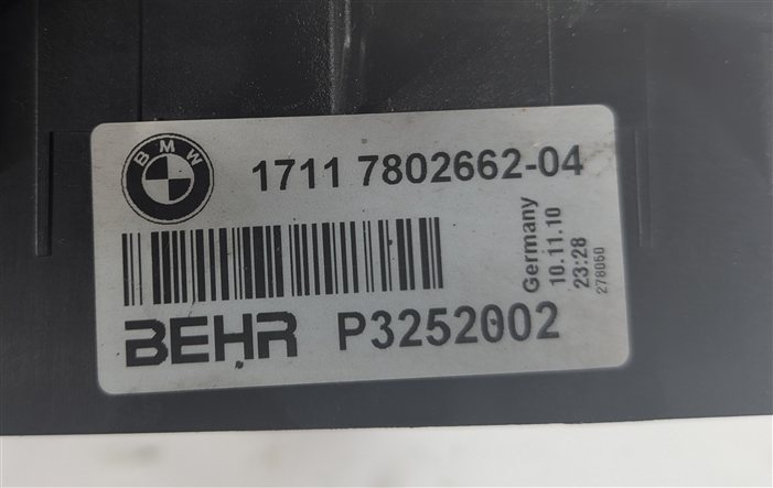Thumbnail 4: 11-19 BMW 535i 535iGT 640i 740i (F01 F06 F07 F10) 2.0T 3.0L AUXILIARY RADIATOR