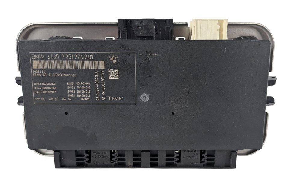 Thumbnail 2: 10-17 BMW 5 6 7 M5 X3 X4 (F06 F10 F12 F25 F26) FRM III BODY LIGHT CONTROL MODULE