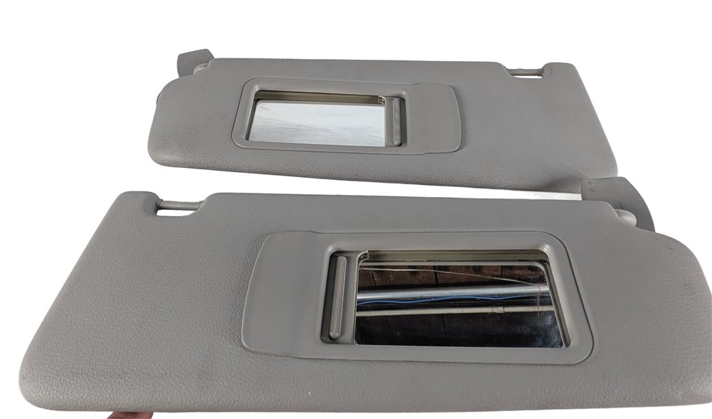 Thumbnail 2: 2010-2016 BMW 528i 535i 550i (F10) FRONT LEFT & RIGHT SUNVISOR SHADE SET (Black)