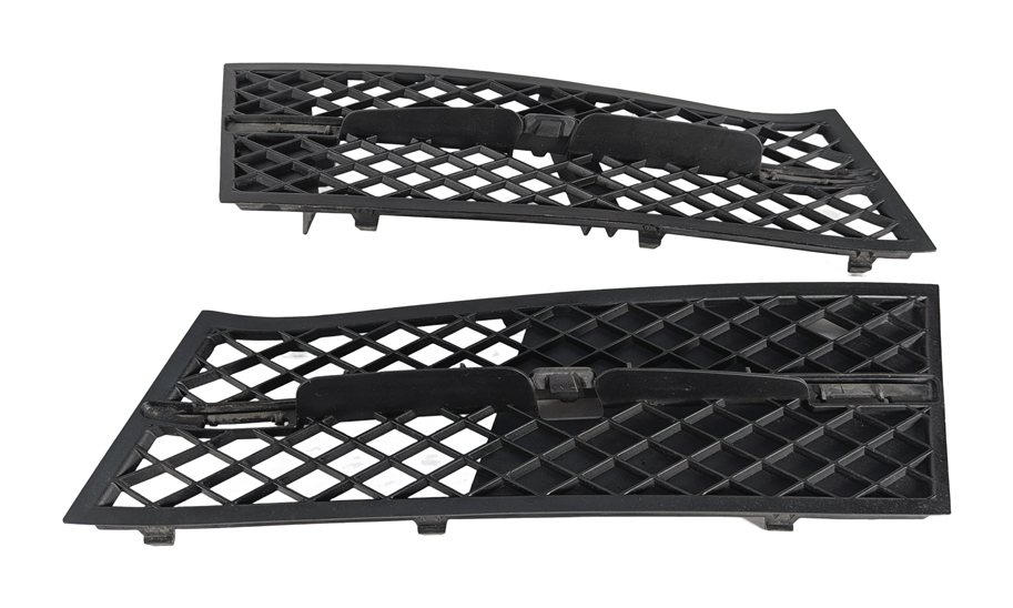 2011-2013 BMW 528i 535i 550i (F10) FRONT LEFT & RIGHT LOWER BUMPER GRILLE SET-2