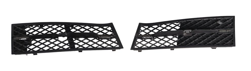 Thumbnail 2: 2011-2013 BMW 528i 535i 550i (F10) FRONT LEFT & RIGHT LOWER BUMPER GRILLE SET-2