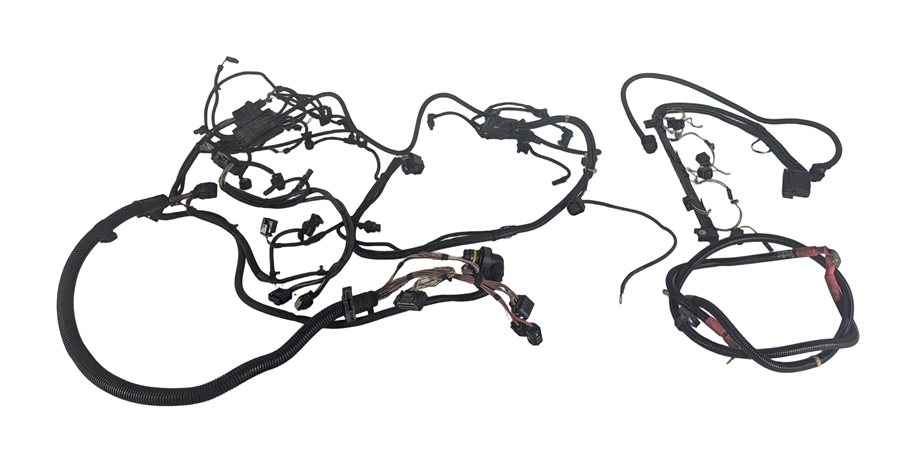 2011 BMW 535i F10 3.0L N55 ENGINE MOTOR WIRE WIRING HARNESS LOOM