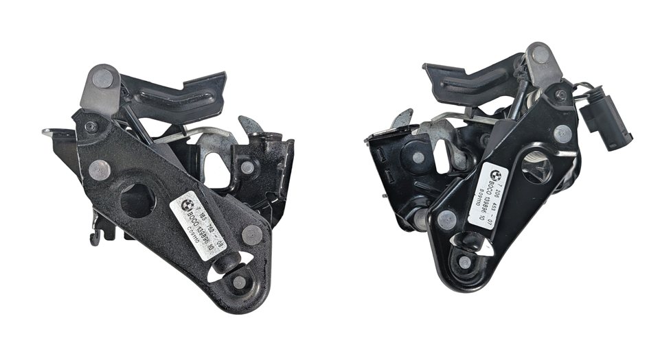 Thumbnail 2: 2011 BMW 535i (F10) FRONT HOOD LID LOCK LATCH CABLE LEFT/RIGHT SET/2