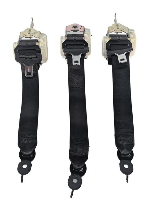 2011 BMW 535i (F10) REAR SEATBELT RETRACTOR SET/3 (Black)