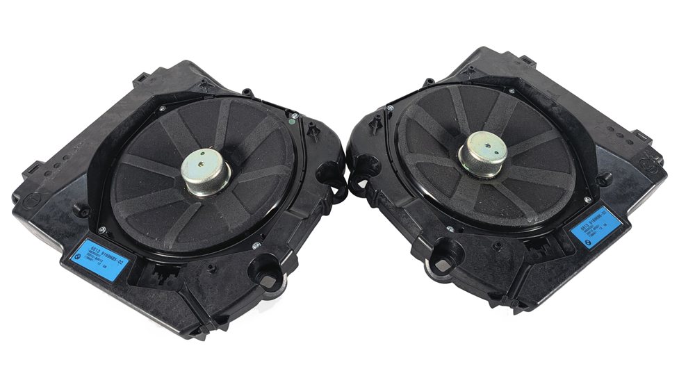 2011 BMW 535i (F10) CENTRAL BASS WOOFER SUBWOOFER SPEAKER LEFT/RIGHT SET/2