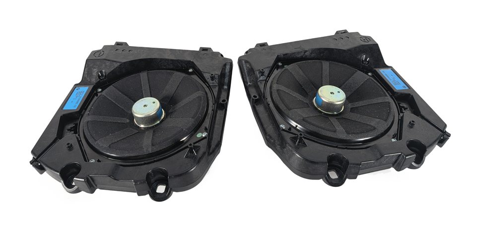 Thumbnail 2: 2011 BMW 535i (F10) CENTRAL BASS WOOFER SUBWOOFER SPEAKER LEFT/RIGHT SET/2