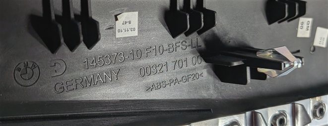 Thumbnail 6: 2011 BMW 535i F10 LEFT DASH INSTRUMENT PANEL TRIM w/ START STOP BUTTON (Ash)