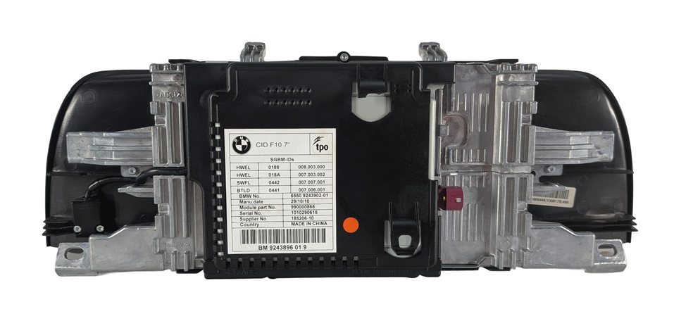 Thumbnail 4: 2011-2012 BMW 528i 535i 550i M5 (F10) FRONT INFORMATION MEDIA DISPLAY SCREEN 7"