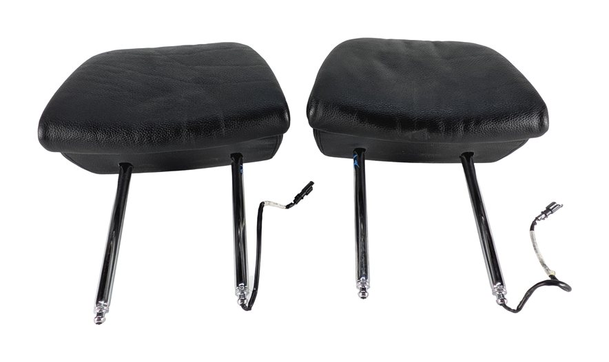 Thumbnail 2: 2011 BMW 535Xi F10 FRONT LEFT RIGHT ACTIVE SEAT HEAD REST HEADREST SET/2(Black)