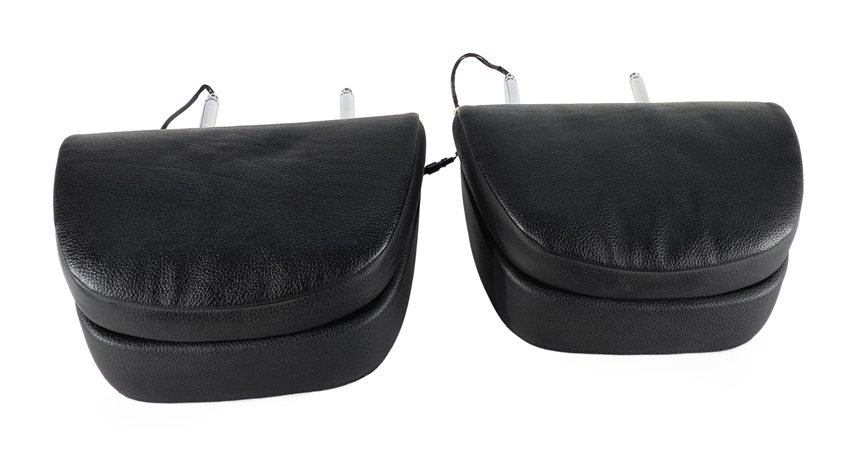 Thumbnail 3: 2011 BMW 535Xi F10 FRONT LEFT RIGHT ACTIVE SEAT HEAD REST HEADREST SET/2(Black)