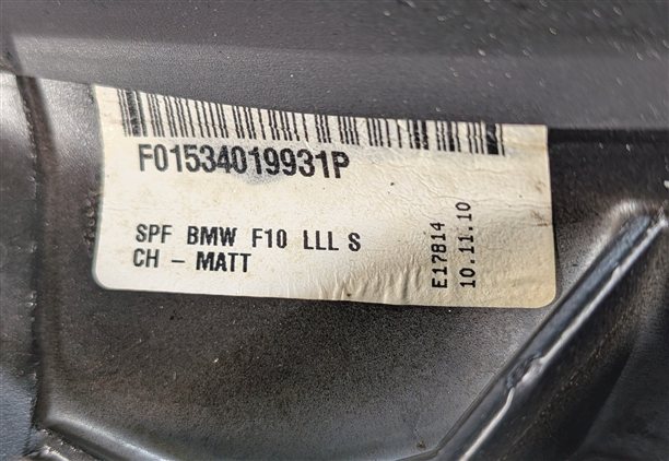 Thumbnail 8: 2011-2012 BMW 528i 535i 550i (F10) LEFT P-FOLD AUTODIM MEMORY MIRROR (Havanna)