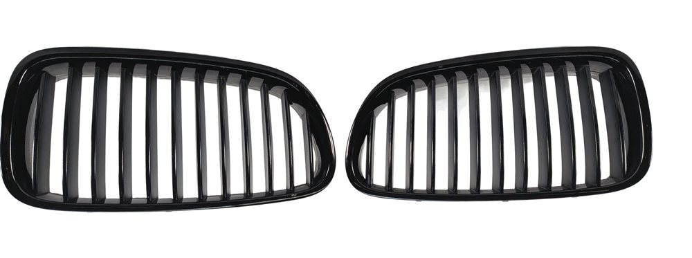 Thumbnail 2: 2011-2013 BMW 528i 535i 550i M5 (F10) FRONT HOOD VENT GRILLE SET-2 (BLACK)