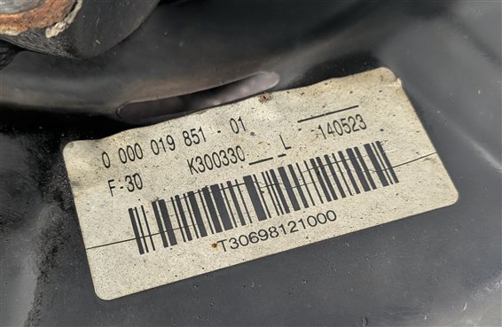 Thumbnail 6: 12-18 BMW 3 SERIES (F30) SEDAN WAGON REAR LEFT DRIVER SPINDLE KNUCKLE WHEEL HUB
