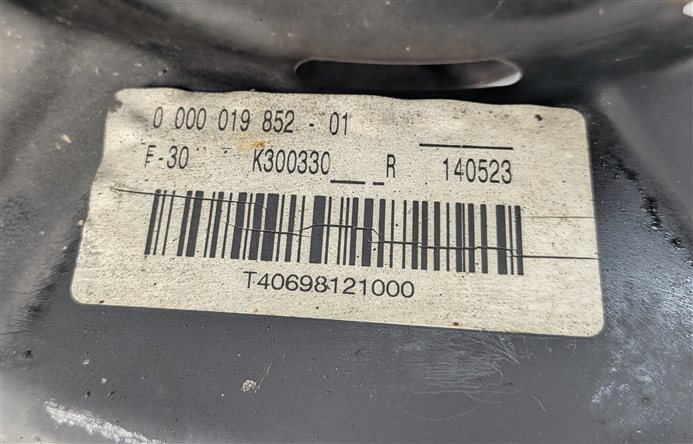 Thumbnail 6: 2012-2018 BMW 3 SERIES (F30) SEDAN WAGON REAR RIGHT PASSENGER KNUCKLE WHEEL HUB