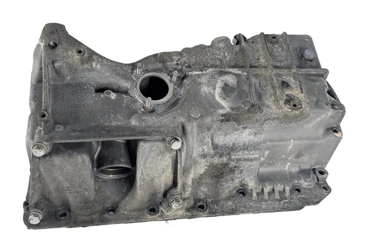 Thumbnail 2: 14-18 BMW 328D X3 F30 F31 F25 2.0L DIESEL ENGINE OIL PAN w/AXLE SUPPORT BRACKET