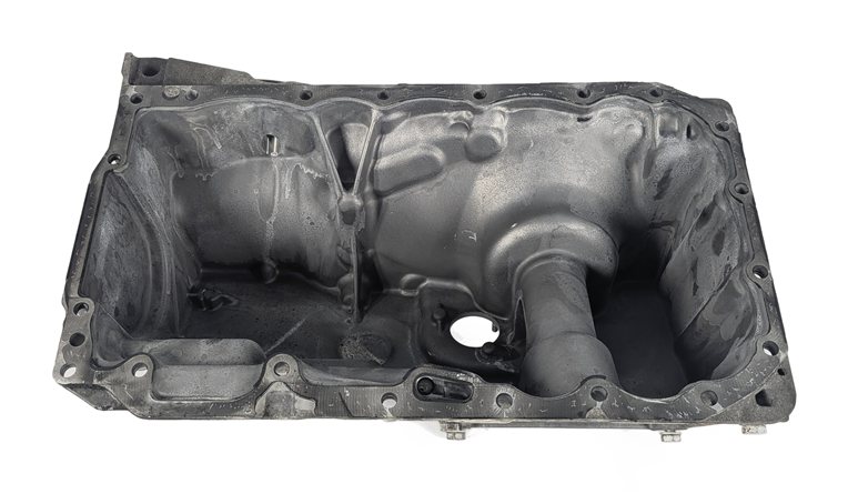 Thumbnail 6: 14-18 BMW 328D X3 F30 F31 F25 2.0L DIESEL ENGINE OIL PAN w/AXLE SUPPORT BRACKET
