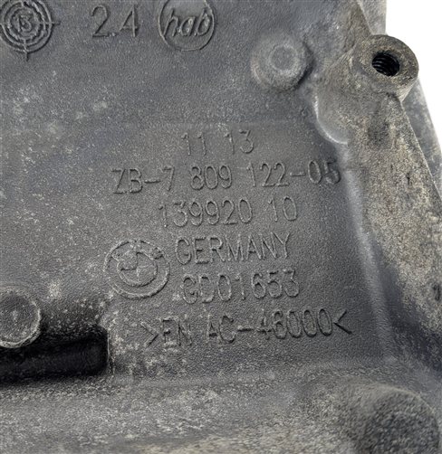 Thumbnail 7: 14-18 BMW 328D X3 F30 F31 F25 2.0L DIESEL ENGINE OIL PAN w/AXLE SUPPORT BRACKET