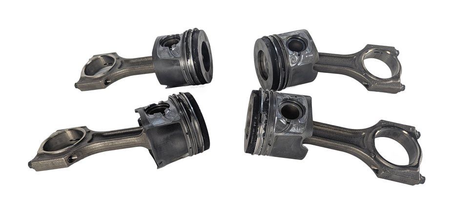 Thumbnail 2: 14-18 BMW 328 X3 (F30 F25) 2.0L TURBO DIESEL ENGINE PISTON & CONNECTING ROD SET4