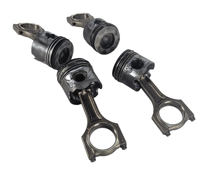 Thumbnail 3: 14-18 BMW 328 X3 (F30 F25) 2.0L TURBO DIESEL ENGINE PISTON & CONNECTING ROD SET4