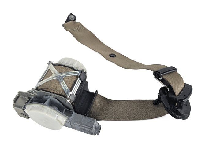 Thumbnail 1: 14-19 BMW 3 4 SERIES (F30 F32 F34) RIGHT PASSENGER SEATBELT RETRACTOR (Beige)