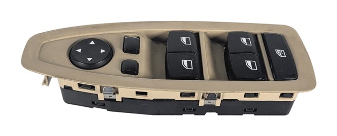 Thumbnail 2: 2012-2019 BMW 3 4 M3 X3 X4 SERIES FRONT LEFT DRIVER WINDOW SWITCH P-FOLD (BEIGE)