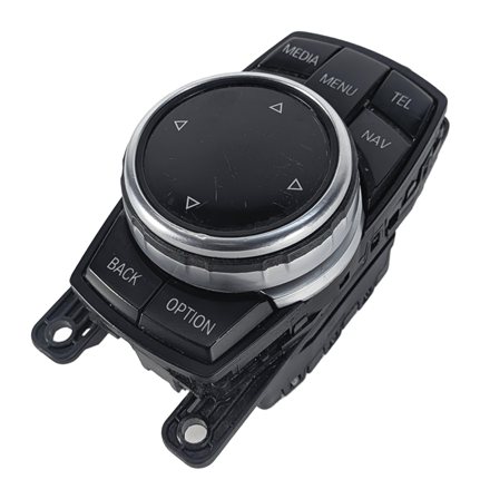12-20 BMW 2 3 4 SERIES (F22 F30 F32 F34) STEREO NAVIGATION i-DRIVE SWITCH KNOB
