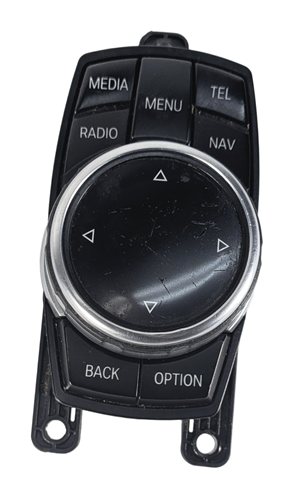 Thumbnail 2: 12-20 BMW 2 3 4 SERIES (F22 F30 F32 F34) STEREO NAVIGATION i-DRIVE SWITCH KNOB