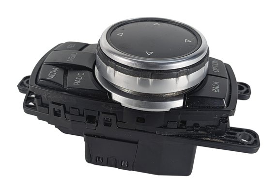 Thumbnail 3: 12-20 BMW 2 3 4 SERIES (F22 F30 F32 F34) STEREO NAVIGATION i-DRIVE SWITCH KNOB