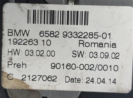 Thumbnail 6: 12-20 BMW 2 3 4 SERIES (F22 F30 F32 F34) STEREO NAVIGATION i-DRIVE SWITCH KNOB