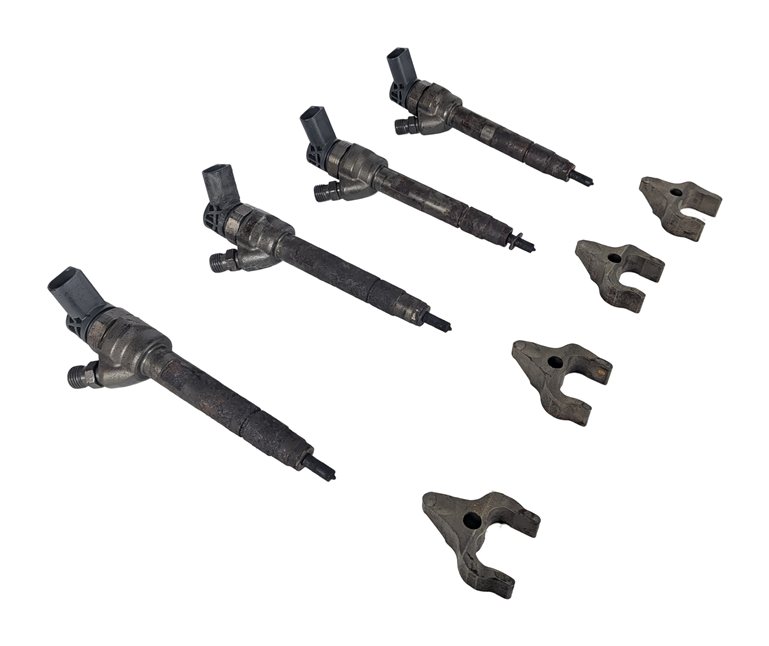 Thumbnail 1: 2014-2018 BMW 328i 535i 740i X5 - 2.0L / 3.0L DIESEL ENGINE FUEL INJECTOR SET 4