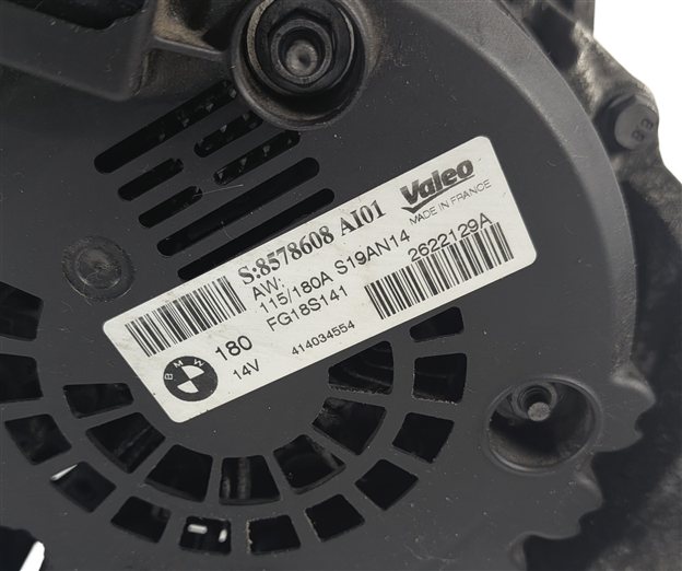 Thumbnail 7: 2014-2018 BMW 328d (F30) 2.0L TURBO DIESEL N47T ENGINE 180 AMP ALTERNATOR