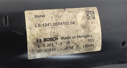 Thumbnail 6: 2014-2017 BMW 328i X3 (F25 F30) A/T 2.0L N47T TURBO DIESEL ENGINE STARTER MOTOR