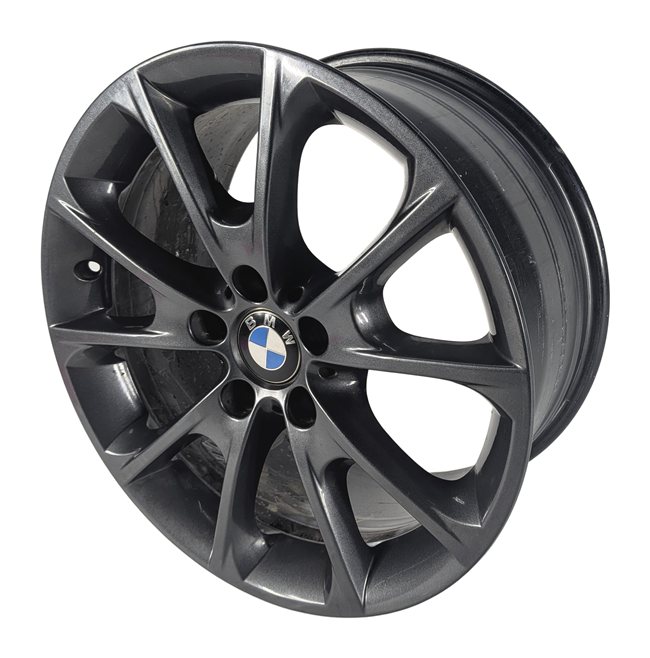 16-19 BMW 3 4 SERIES F30 F31 F32 18x8.5 REAR V-SPOKE GRAY WHEEL RIM