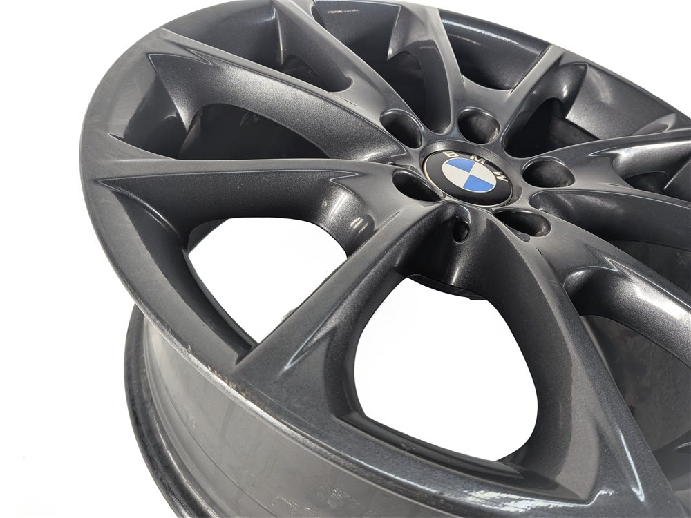 Thumbnail 13: 16-20 BMW 3 4 SERIES F30 F31 F32 18x8 FRONT/REAR V-SPOKE GRAY WHEEL RIM