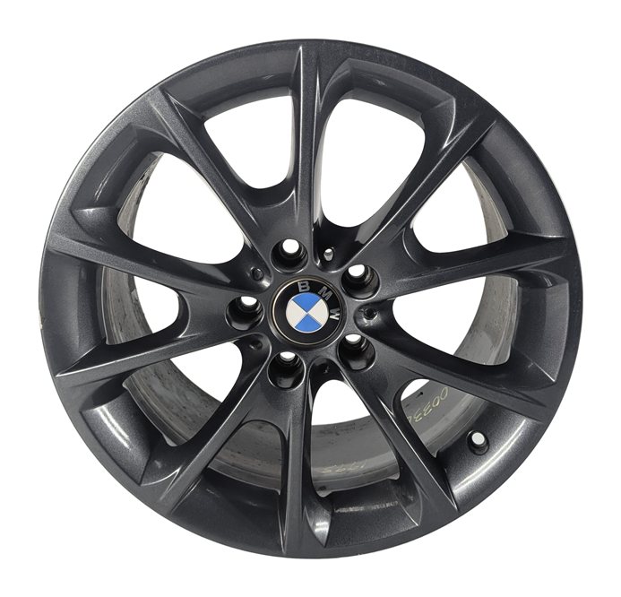 Thumbnail 2: 16-19 BMW 3 4 SERIES F30 F31 F32 18x8.5 REAR V-SPOKE GRAY WHEEL RIM